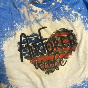 Air Force Wife Bleached Shirt